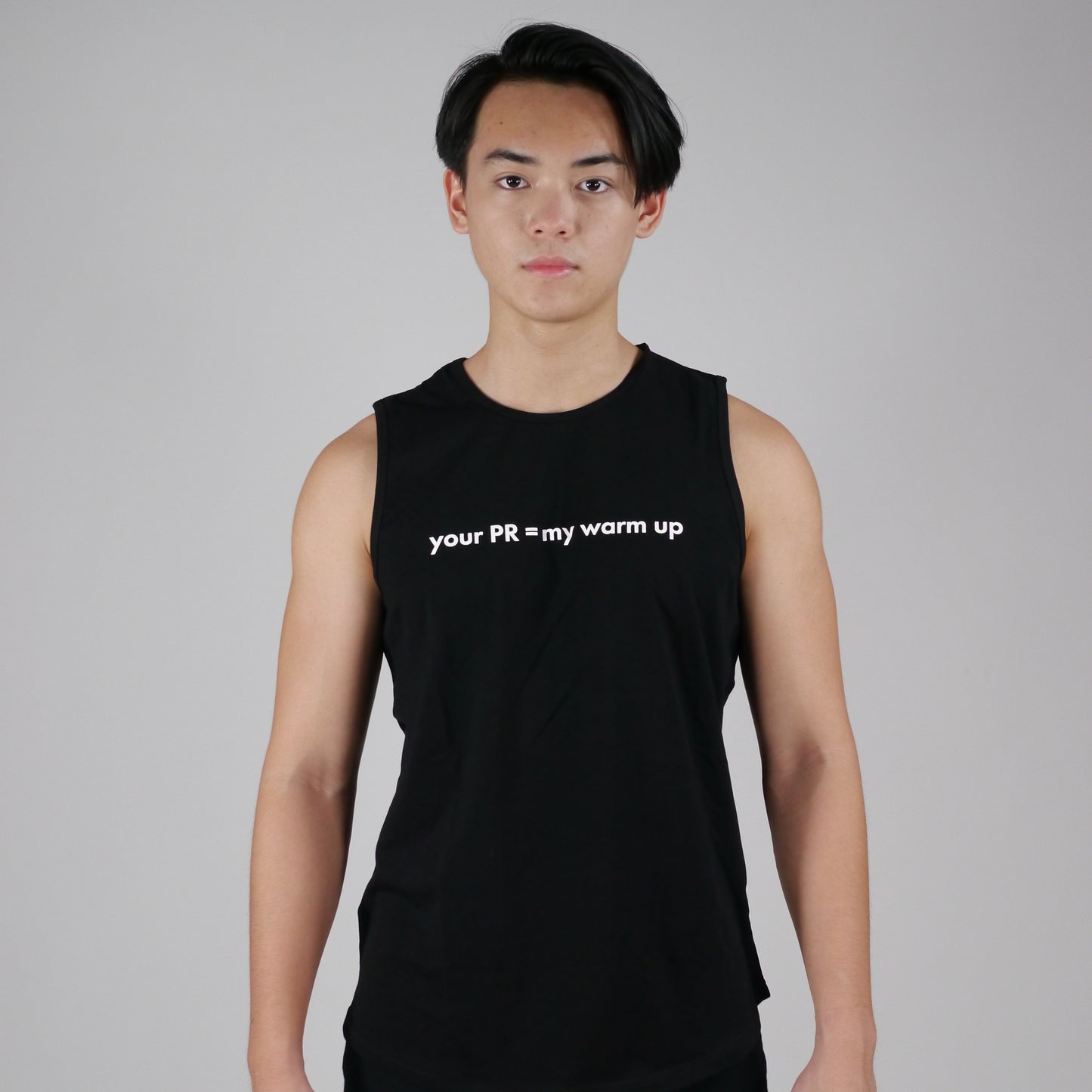 Your PR = My Warm up Small Hole Tank Top